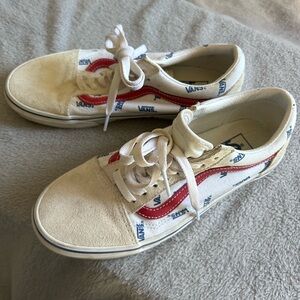 Vans unisex old skool suede leather shoes